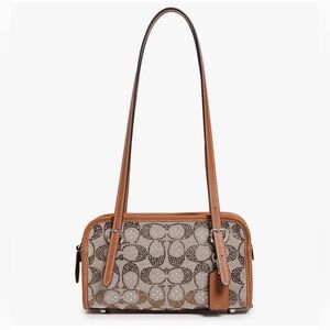 Coach Crystal Signature Swing Zip 20